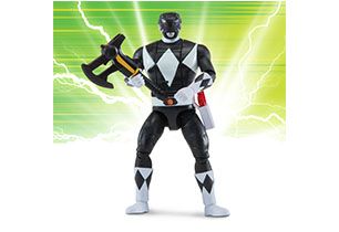 Power Rangers Head Flippin Basic Figures Assorted - Black Ranger